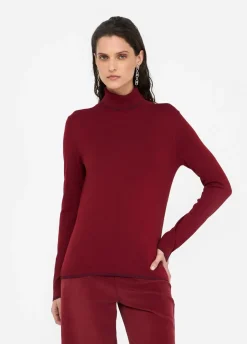 Liu Jo Jersey de cuello alto con detalles de lurex®-Mujer Cárdigans Y Jerséis
