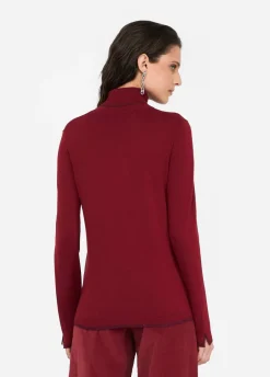Liu Jo Jersey de cuello alto con detalles de lurex®-Mujer Cárdigans Y Jerséis