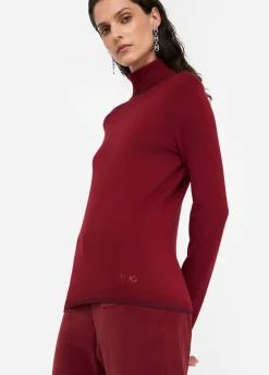Liu Jo Jersey de cuello alto con detalles de lurex®-Mujer Cárdigans Y Jerséis