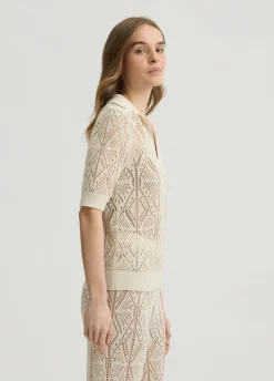 Liu Jo Jersey de ganchillo de mezcla de algodón-Mujer Cárdigans Y Jerséis