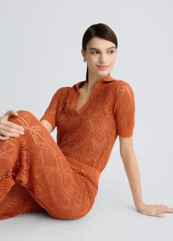 Liu Jo Jersey de ganchillo de mezcla de algodón-Mujer Cárdigans Y Jerséis