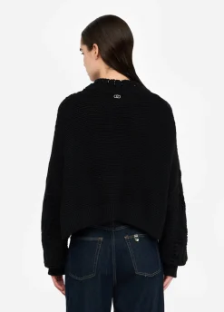 Liu Jo Jersey de lana calado-Mujer Cárdigans Y Jerséis