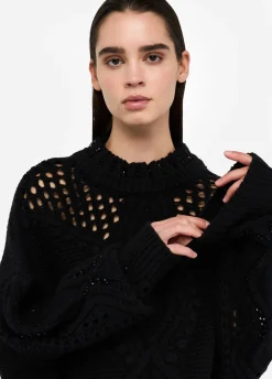 Liu Jo Jersey de lana calado-Mujer Cárdigans Y Jerséis