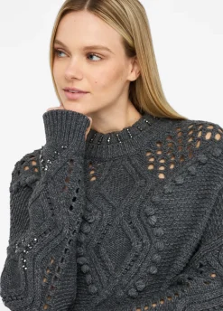 Liu Jo Jersey de lana calado-Mujer Cárdigans Y Jerséis