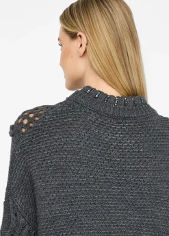 Liu Jo Jersey de lana calado-Mujer Cárdigans Y Jerséis