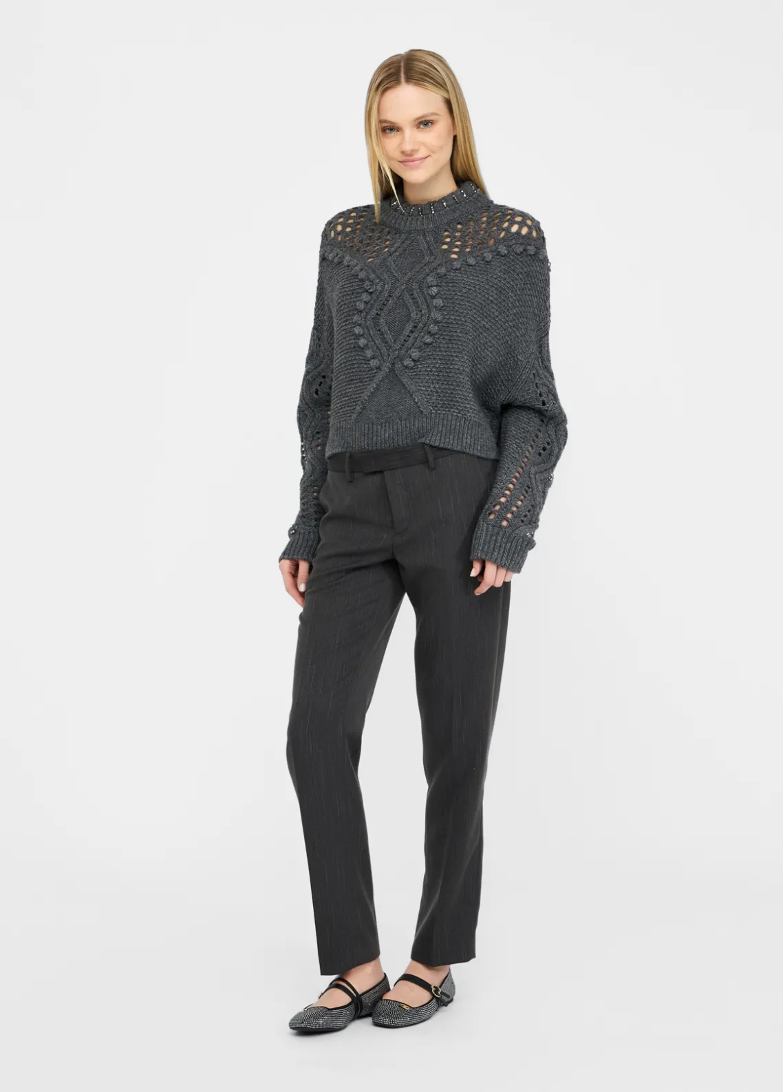 Liu Jo Jersey de lana calado-Mujer Cárdigans Y Jerséis