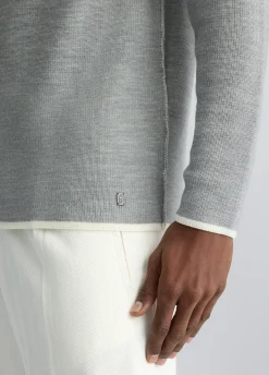 Liu Jo Jersey de lana color hielo-Hombre Jerséis Y Sudaderas