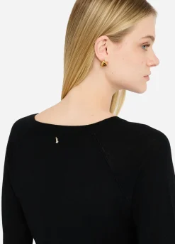 Liu Jo Jersey de lana con encaje-Mujer Cárdigans Y Jerséis