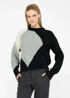 Liu Jo Jersey de lana con intarsias-Mujer Cárdigans Y Jerséis