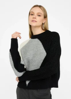 Liu Jo Jersey de lana con intarsias-Mujer Cárdigans Y Jerséis