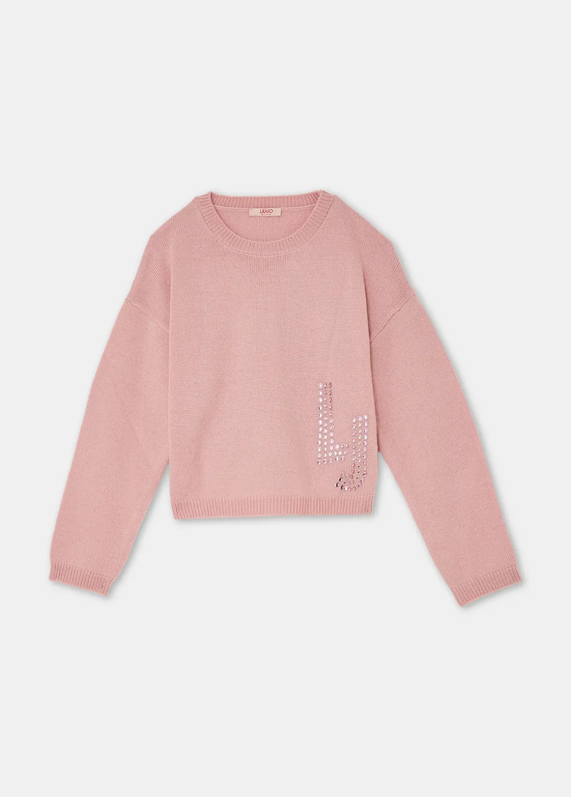 Liu Jo Jersey de lana con logotipo y strass- Camisetas Y Sudaderas