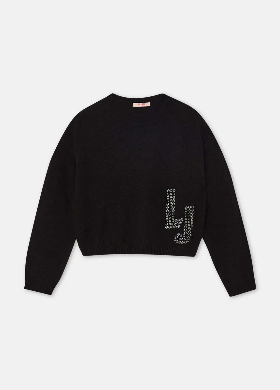 Liu Jo Jersey de lana con logotipo y strass- Camisetas Y Sudaderas