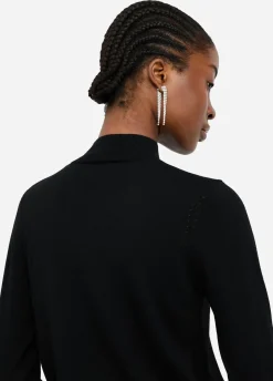 Liu Jo Jersey de lana con perlas-Mujer Cárdigans Y Jerséis