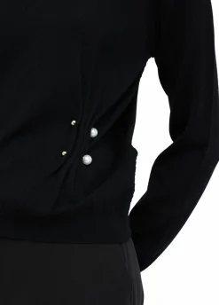 Liu Jo Jersey de lana con perlas-Mujer Cárdigans Y Jerséis