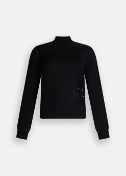 Liu Jo Jersey de lana con perlas-Mujer Cárdigans Y Jerséis