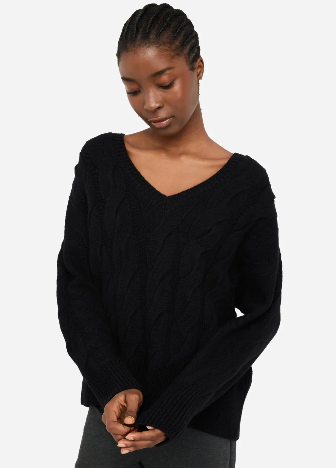 Liu Jo Jersey de lana de punto de ochos-Mujer Cárdigans Y Jerséis