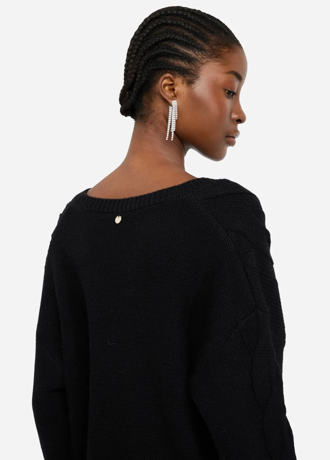 Liu Jo Jersey de lana de punto de ochos-Mujer Cárdigans Y Jerséis