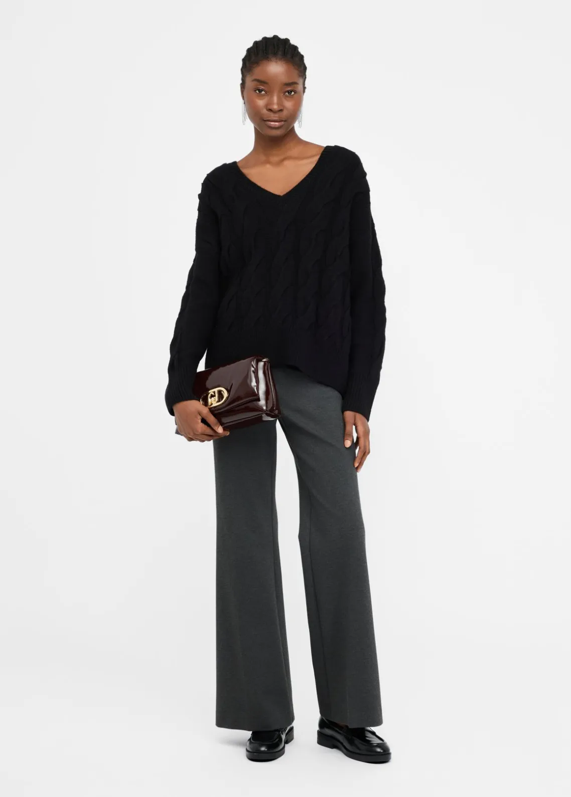 Liu Jo Jersey de lana de punto de ochos-Mujer Cárdigans Y Jerséis