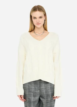 Liu Jo Jersey de lana de punto de ochos-Mujer Cárdigans Y Jerséis