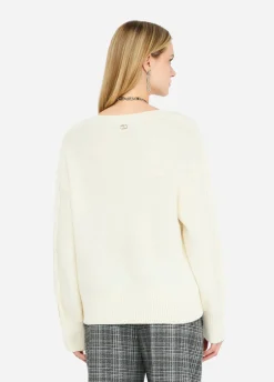 Liu Jo Jersey de lana de punto de ochos-Mujer Cárdigans Y Jerséis