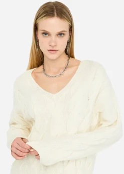 Liu Jo Jersey de lana de punto de ochos-Mujer Cárdigans Y Jerséis