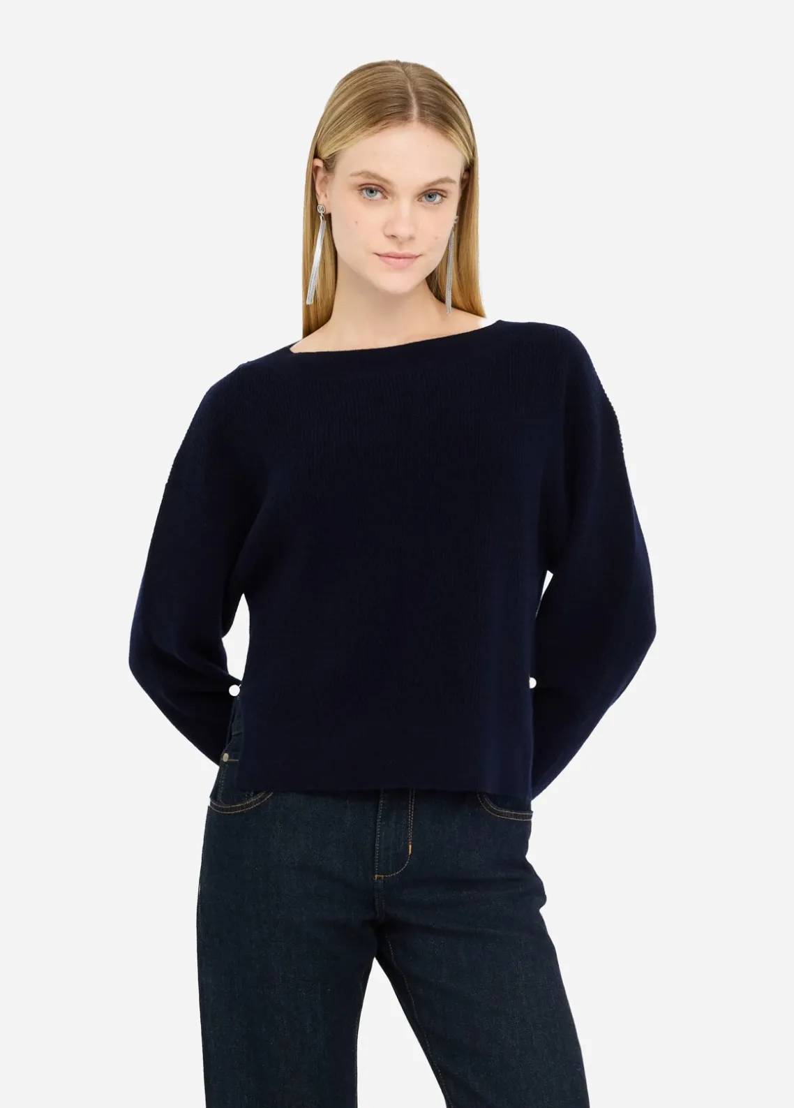Liu Jo Jersey de lana y cachemira-Mujer Cárdigans Y Jerséis