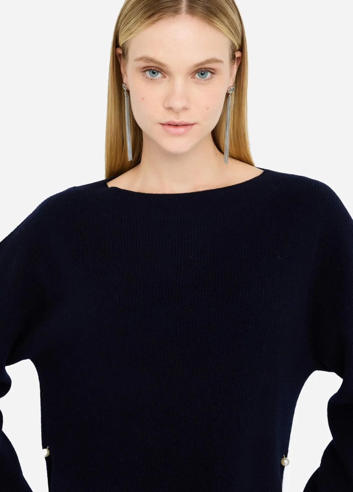 Liu Jo Jersey de lana y cachemira-Mujer Cárdigans Y Jerséis