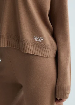 Liu Jo Jersey de lana y cachemir-Mujer Cárdigans Y Jerséis
