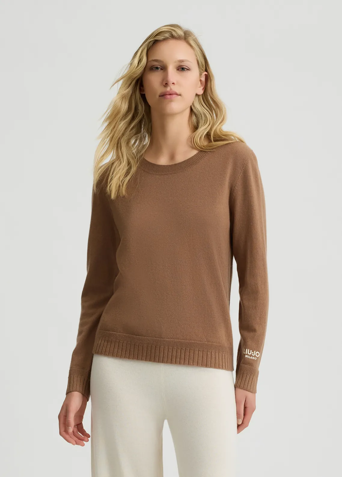 Liu Jo Jersey de lana y cachemira-Mujer Ropa Deportiva|Cárdigans Y Jerséis