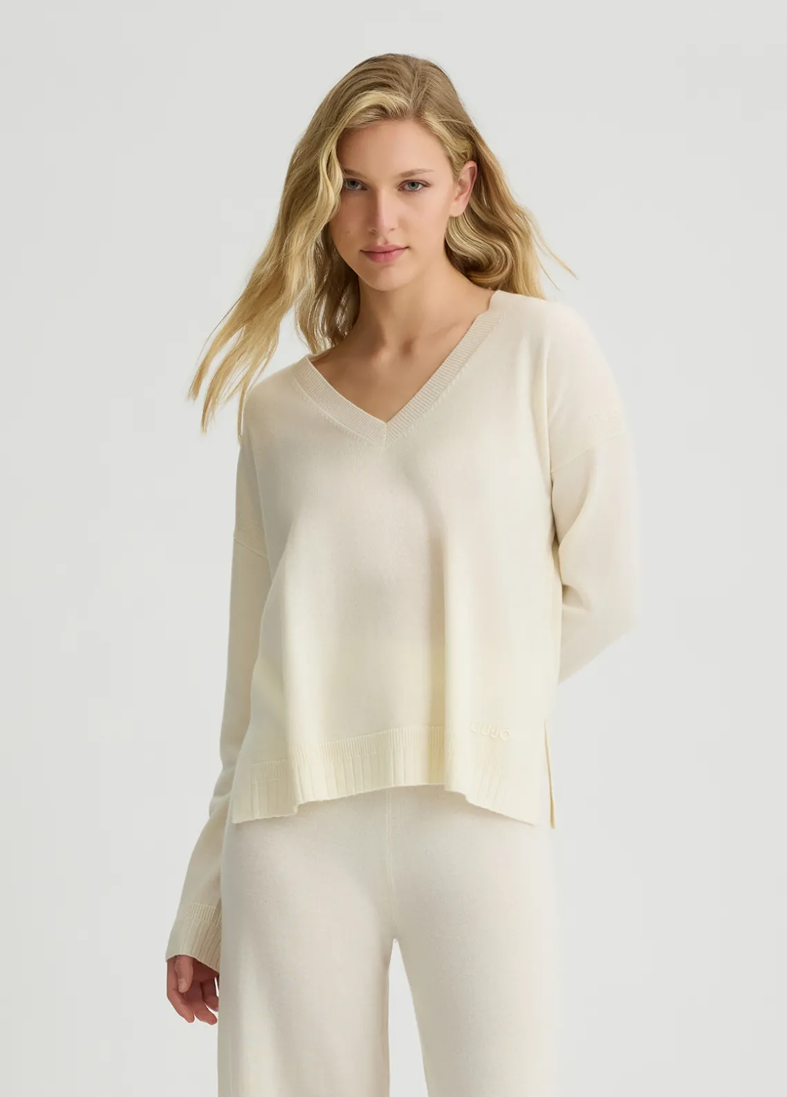 Liu Jo Jersey de lana y cachemira-Mujer Ropa Deportiva|Cárdigans Y Jerséis