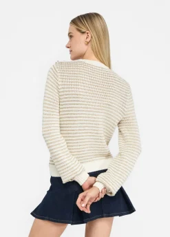 Liu Jo Jersey de lurex® a rayas-Mujer Cárdigans Y Jerséis