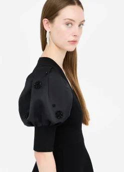 Liu Jo Jersey de punto con mangas abullonadas-Mujer Vestidos