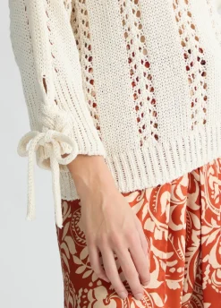 Liu Jo Jersey en mezcla de algodón-Mujer Cárdigans Y Jerséis