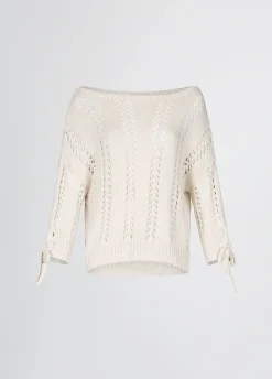 Liu Jo Jersey en mezcla de algodón-Mujer Cárdigans Y Jerséis