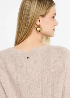 Liu Jo Jersey en mezcla de alpaca-Mujer Cárdigans Y Jerséis