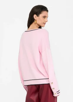 Liu Jo Jersey en mezcla de seda-Mujer Ropa Deportiva|Cárdigans Y Jerséis