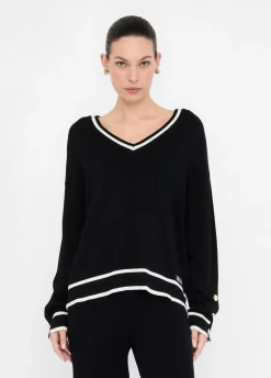 Liu Jo Jersey en mezcla de seda-Mujer Ropa Deportiva|Cárdigans Y Jerséis