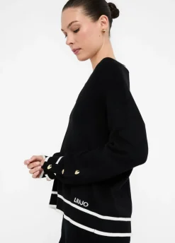 Liu Jo Jersey en mezcla de seda-Mujer Ropa Deportiva|Cárdigans Y Jerséis