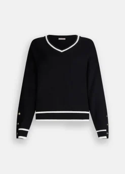 Liu Jo Jersey en mezcla de seda-Mujer Ropa Deportiva|Cárdigans Y Jerséis