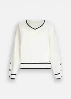 Liu Jo Jersey en mezcla de seda-Mujer Ropa Deportiva|Cárdigans Y Jerséis
