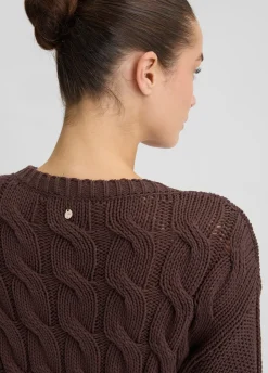 Liu Jo Jersey trenzado-Mujer Cárdigans Y Jerséis
