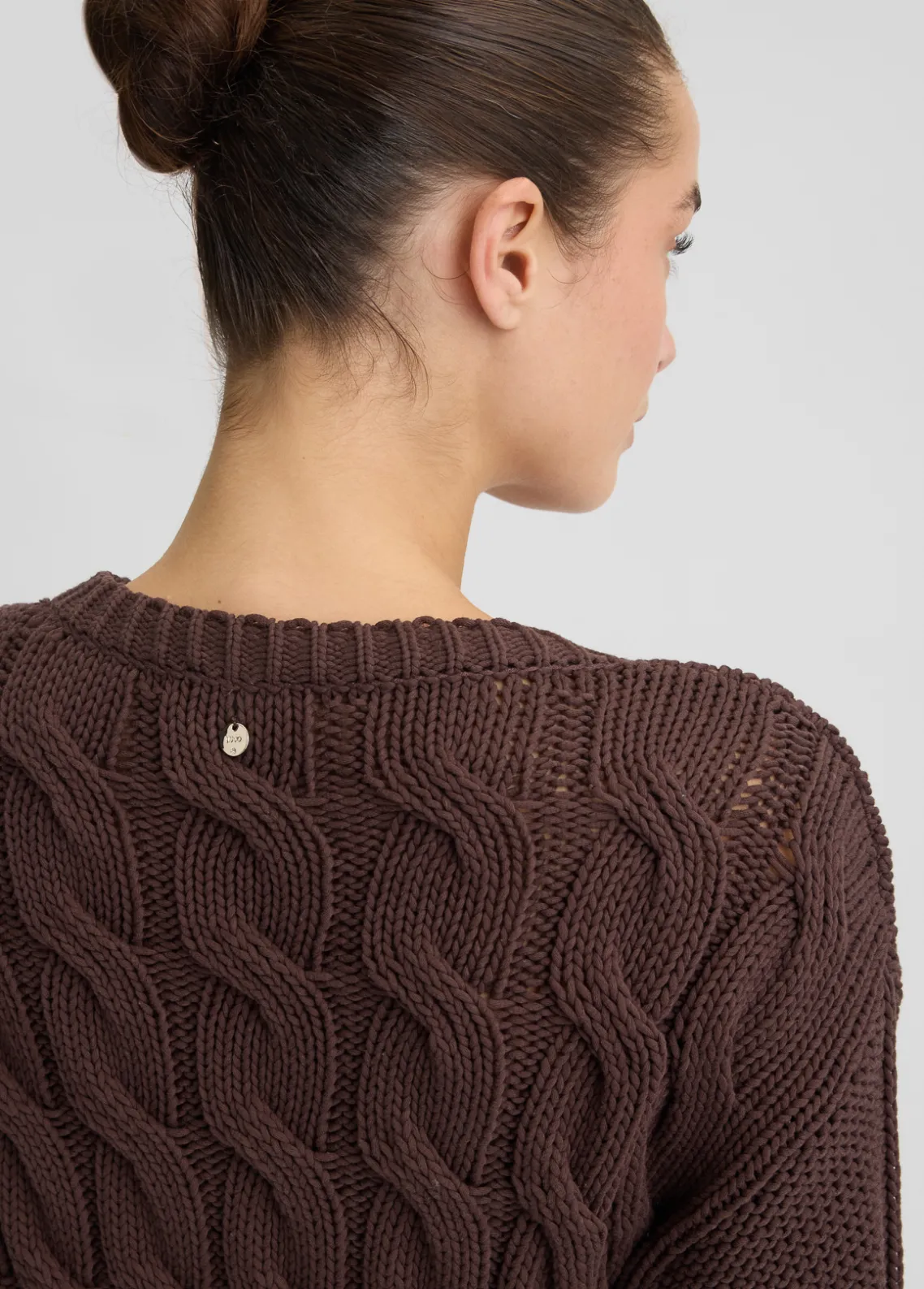 Liu Jo Jersey trenzado-Mujer Cárdigans Y Jerséis