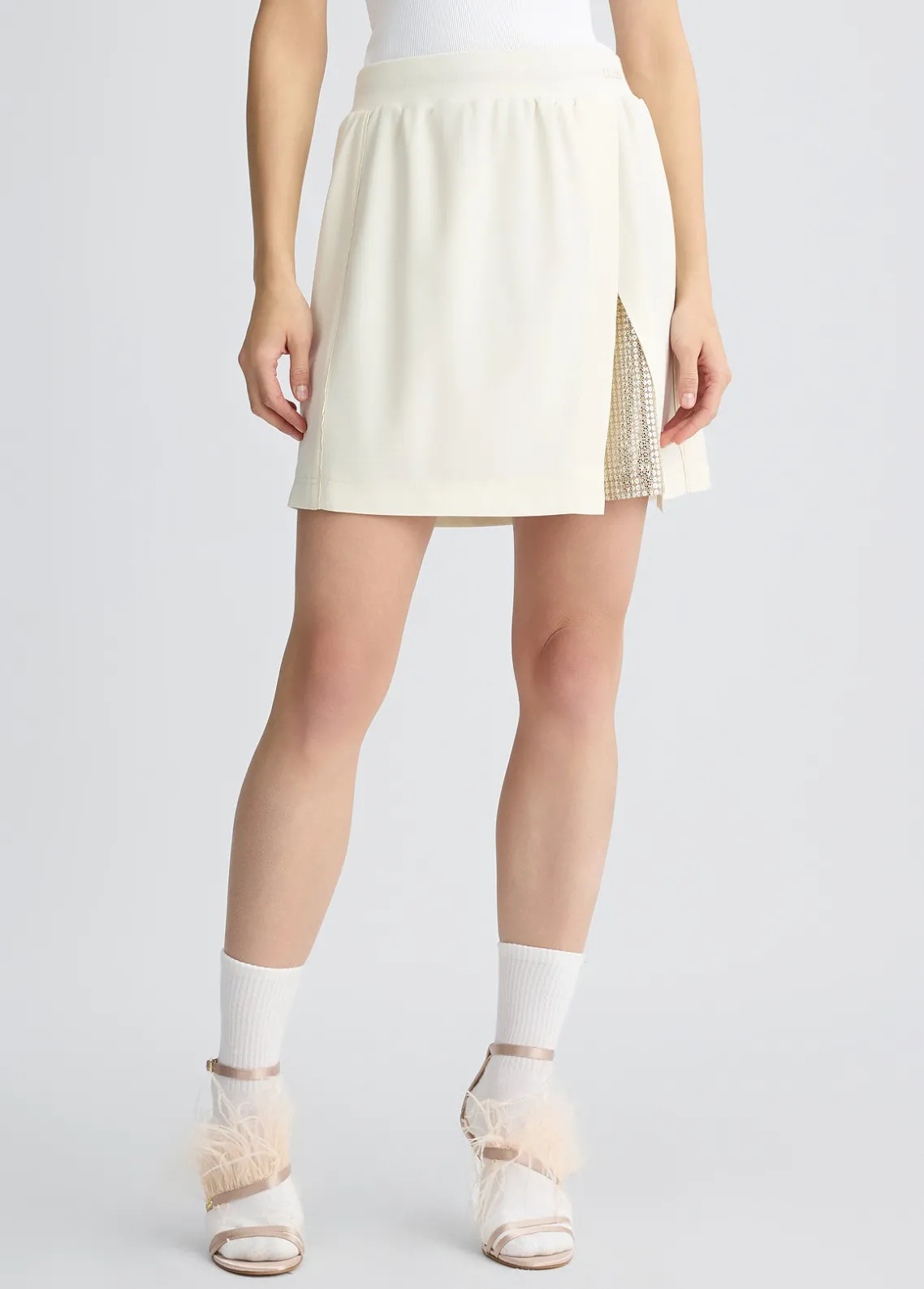 Liu Jo Minifalda con lentejuelas-Mujer Faldas