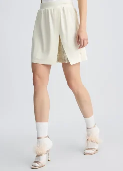 Liu Jo Minifalda con lentejuelas-Mujer Faldas