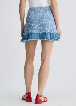 Liu Jo Minifalda de tejido bouclé-Mujer Faldas