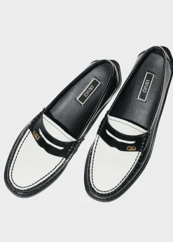 Liu Jo Mocasines bicolor de piel-Mujer Most Wanted|Mocasines