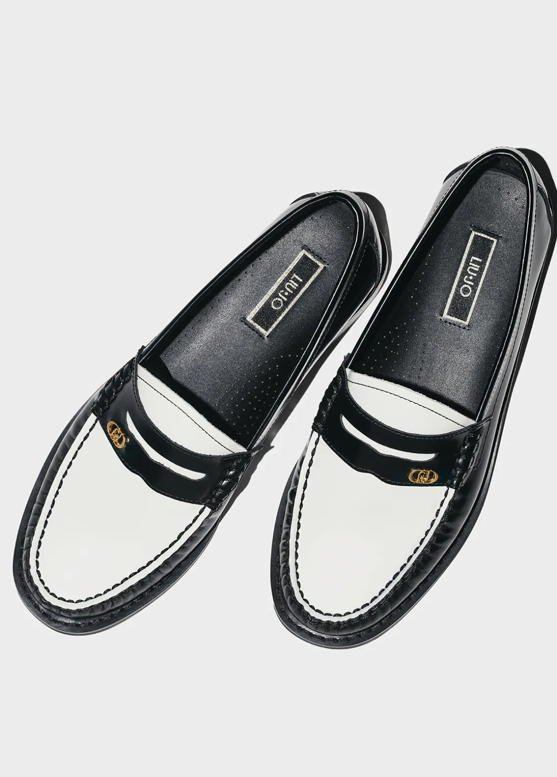Liu Jo Mocasines bicolor de piel-Mujer Most Wanted|Mocasines