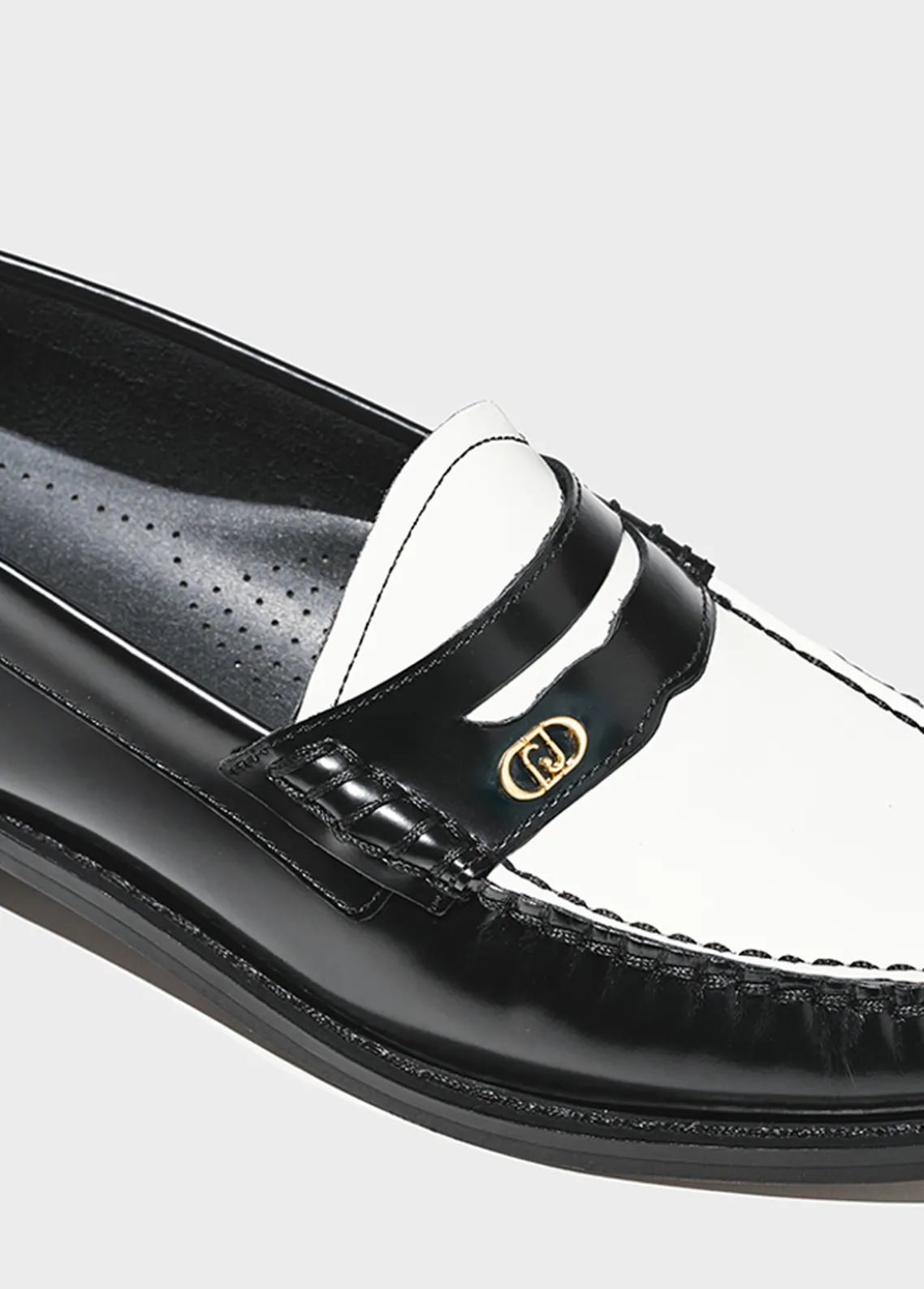 Liu Jo Mocasines bicolor de piel-Mujer Most Wanted|Mocasines
