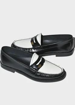 Liu Jo Mocasines bicolor de piel-Mujer Most Wanted|Mocasines