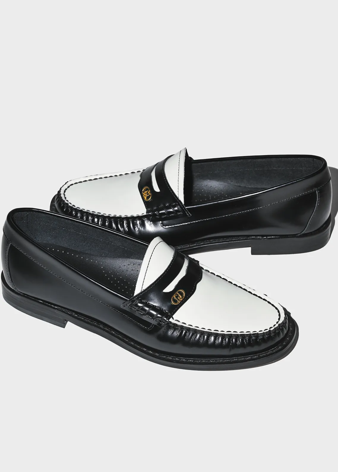 Liu Jo Mocasines bicolor de piel-Mujer Most Wanted|Mocasines
